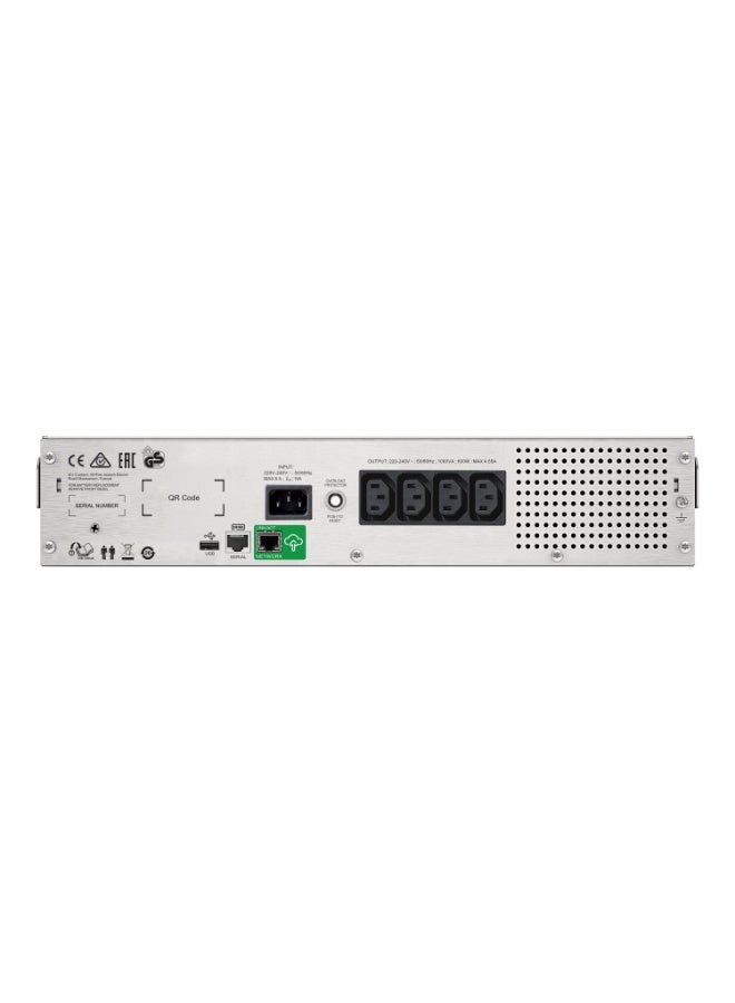اي بي سي ‏SMC1500I-2UC | مزوّد طاقة غير منقطع (UPS) من APC طراز Smart-UPS C بقدرة 1500 فولت-أمبير، مزوّد بشاشة LCD، قابل للتركيب على الراك بحجم 2U، يعمل على 230 فولت، مع ميزة SmartConnect - Image 2